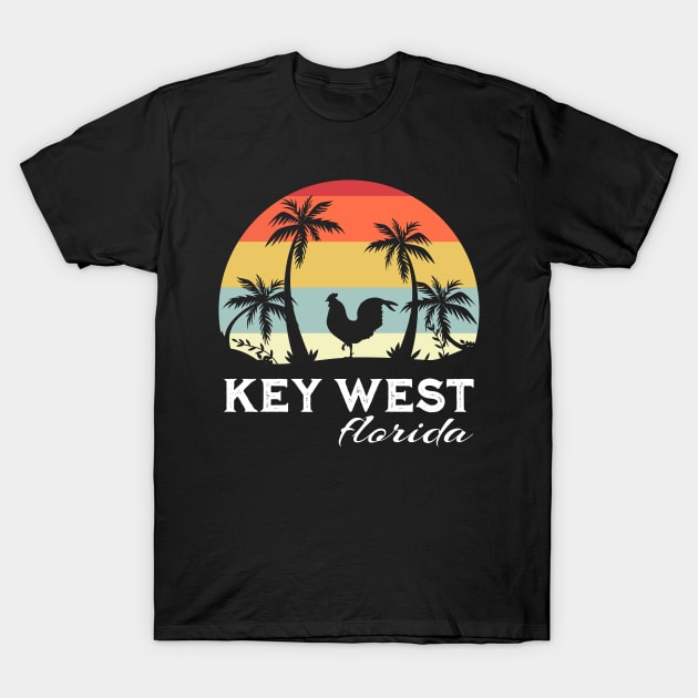 Key West Florida Chicken Lover Souvenir T-Shirt by grendelfly73